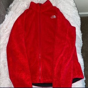 North face fleece zip up jacket